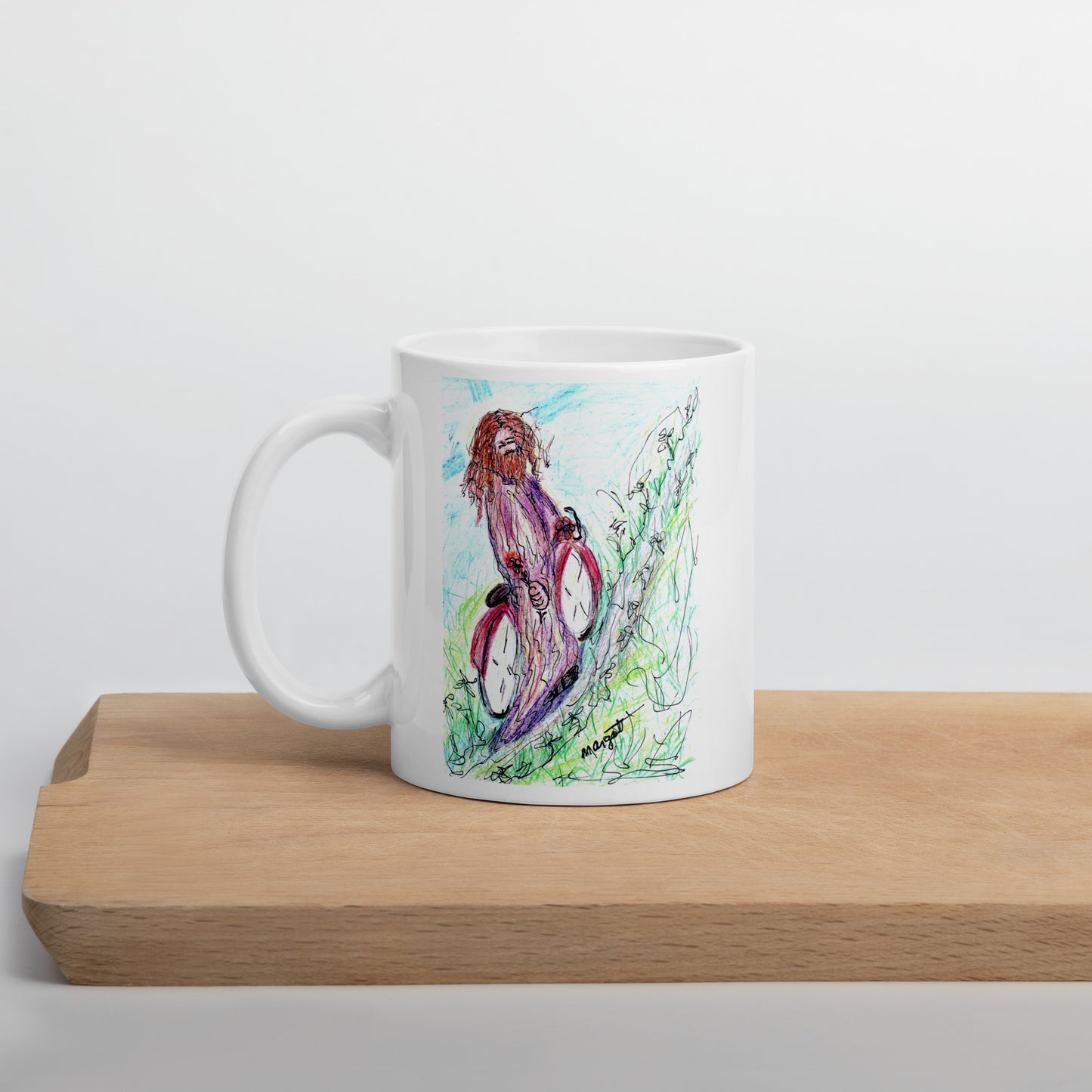 "Jesus Christ on a bicycle" Mug
