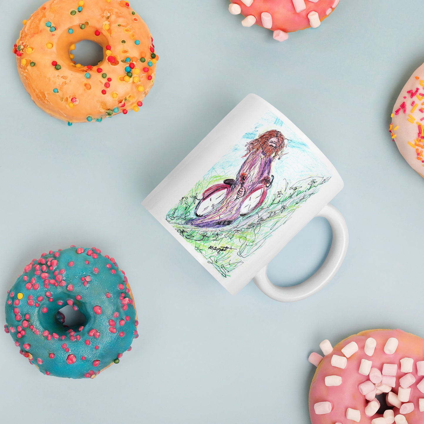 "Jesus Christ on a bicycle" Mug