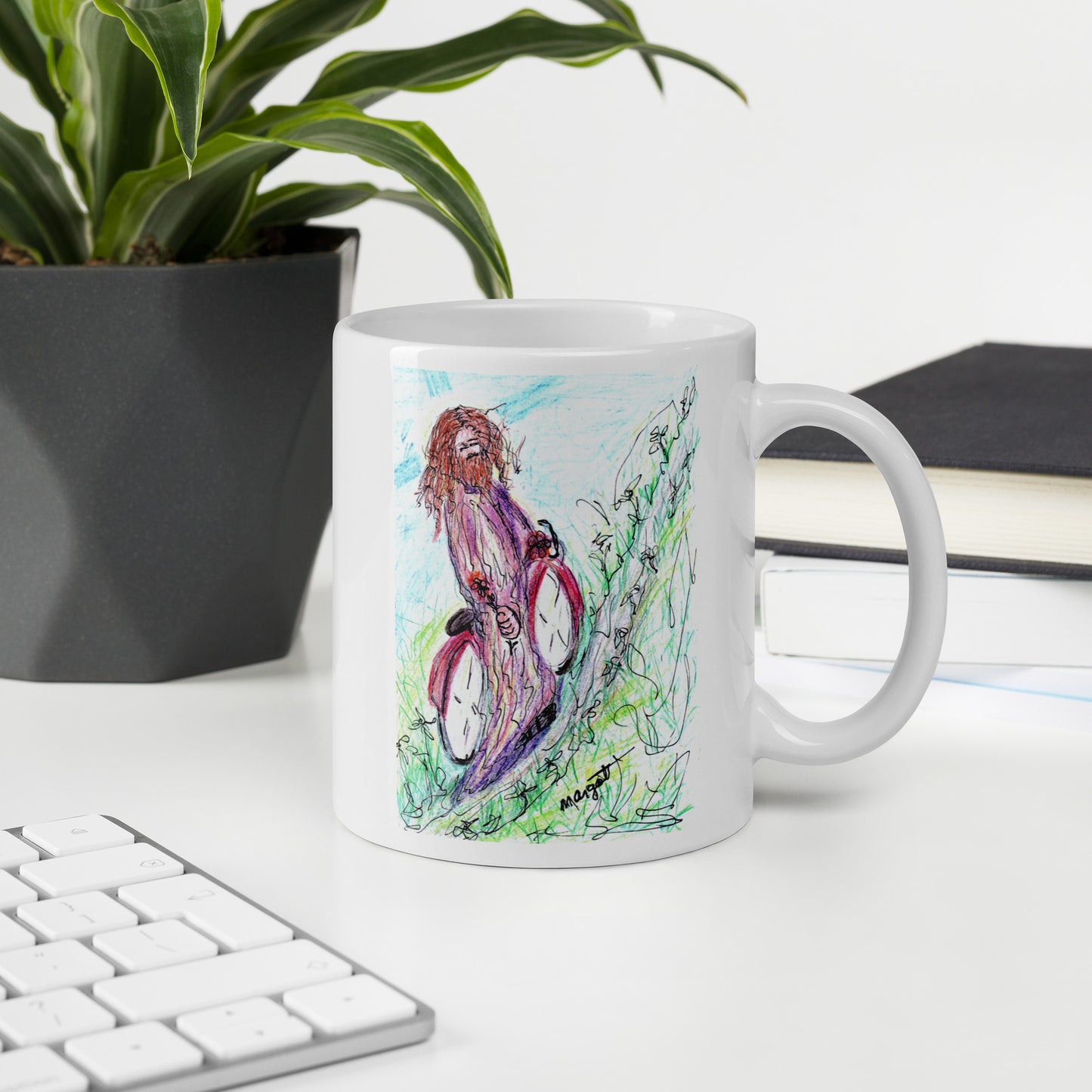 "Jesus Christ on a bicycle" Mug