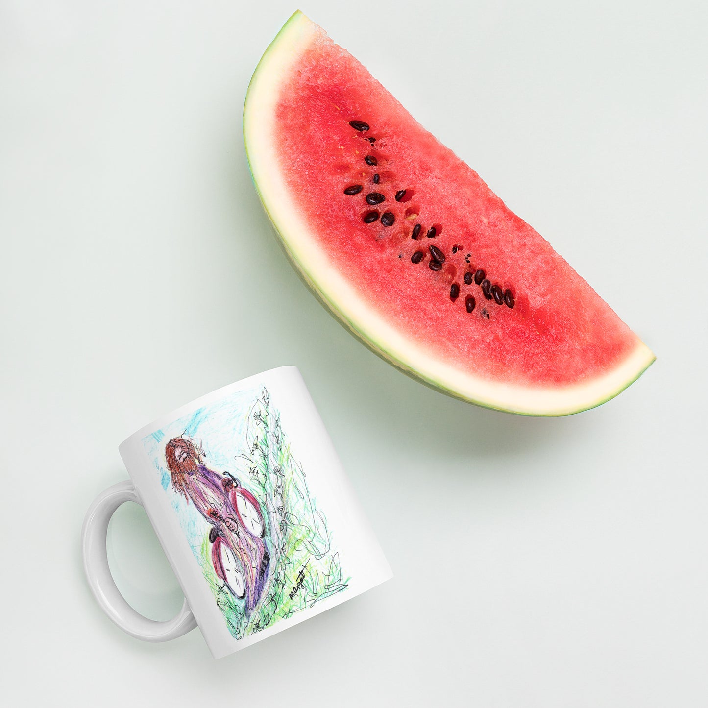 "Jesus Christ on a bicycle" Mug