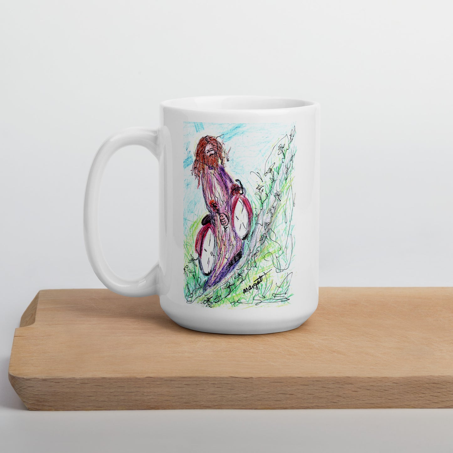 "Jesus Christ on a bicycle" Mug