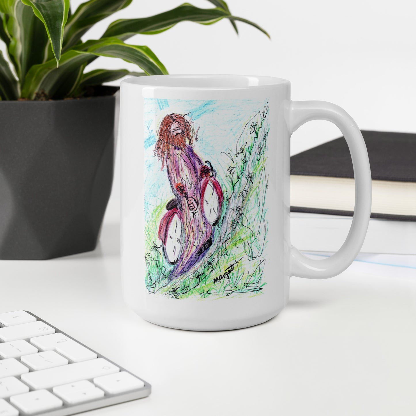 "Jesus Christ on a bicycle" Mug