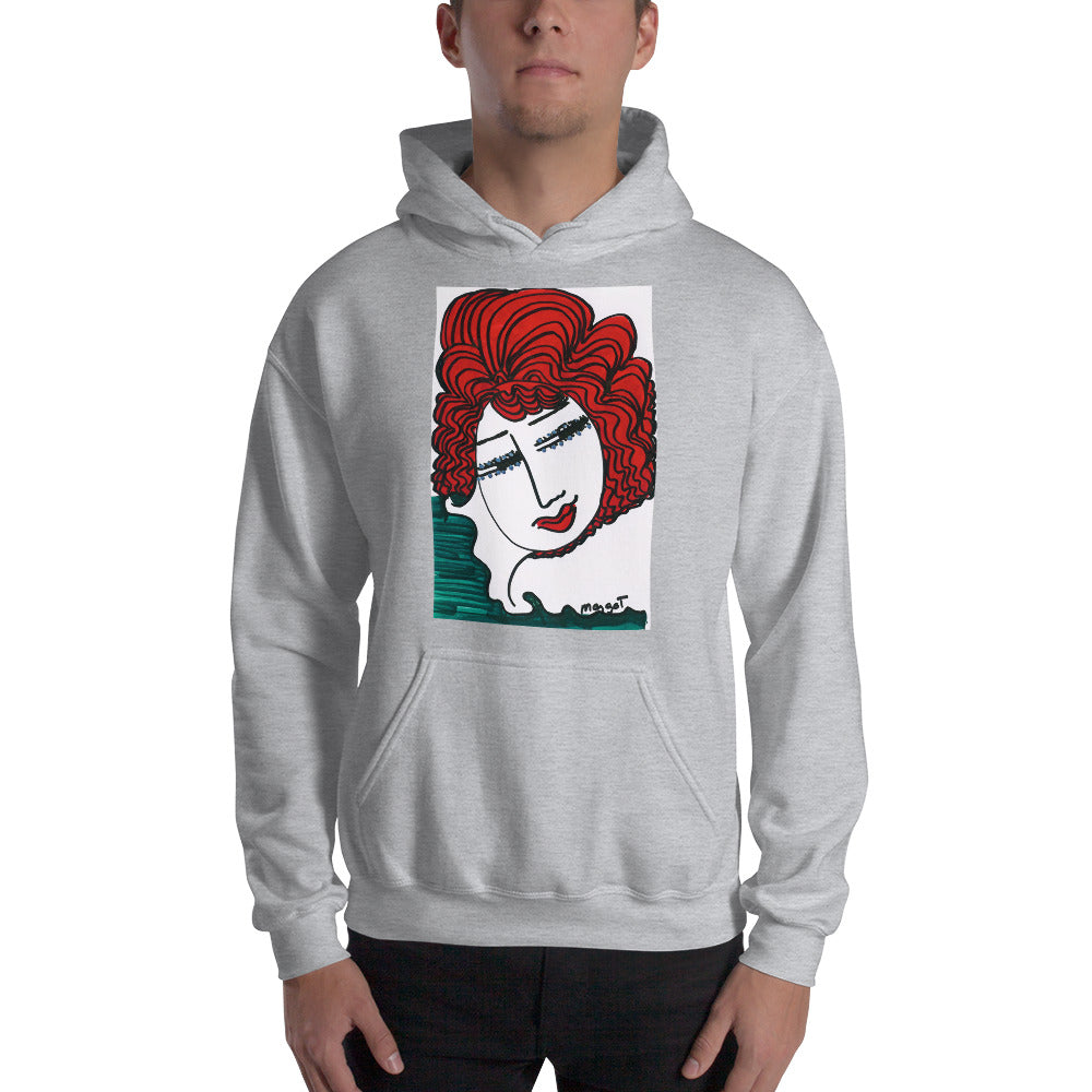 Artistic Hooded Sweatshirt