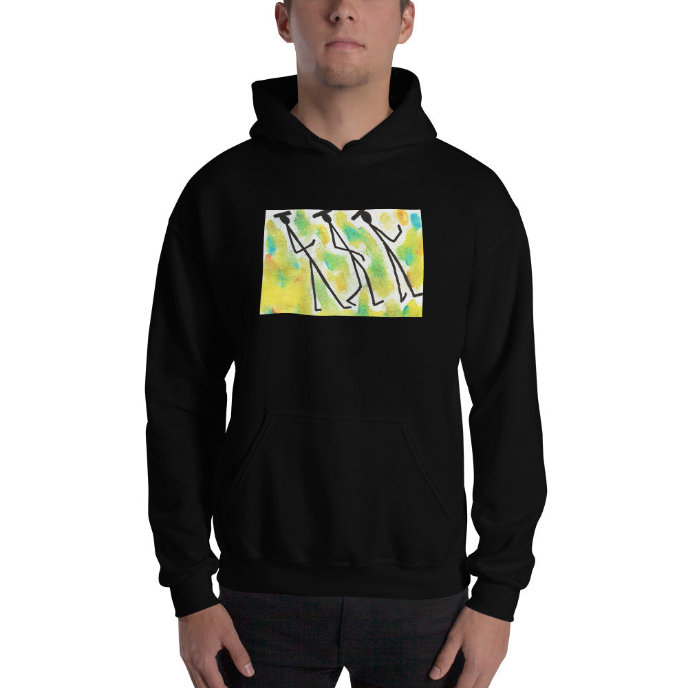 Artistic Hooded Sweatshirt