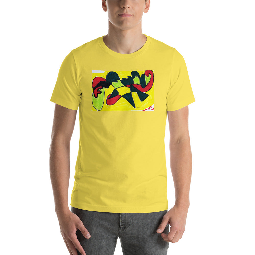 Short-Sleeve Unisex T-Shirt / "motion of color" artist- Margot House 2007