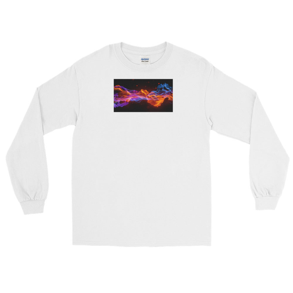 Shooting Flame Graphic Long Sleeve T-Shirt