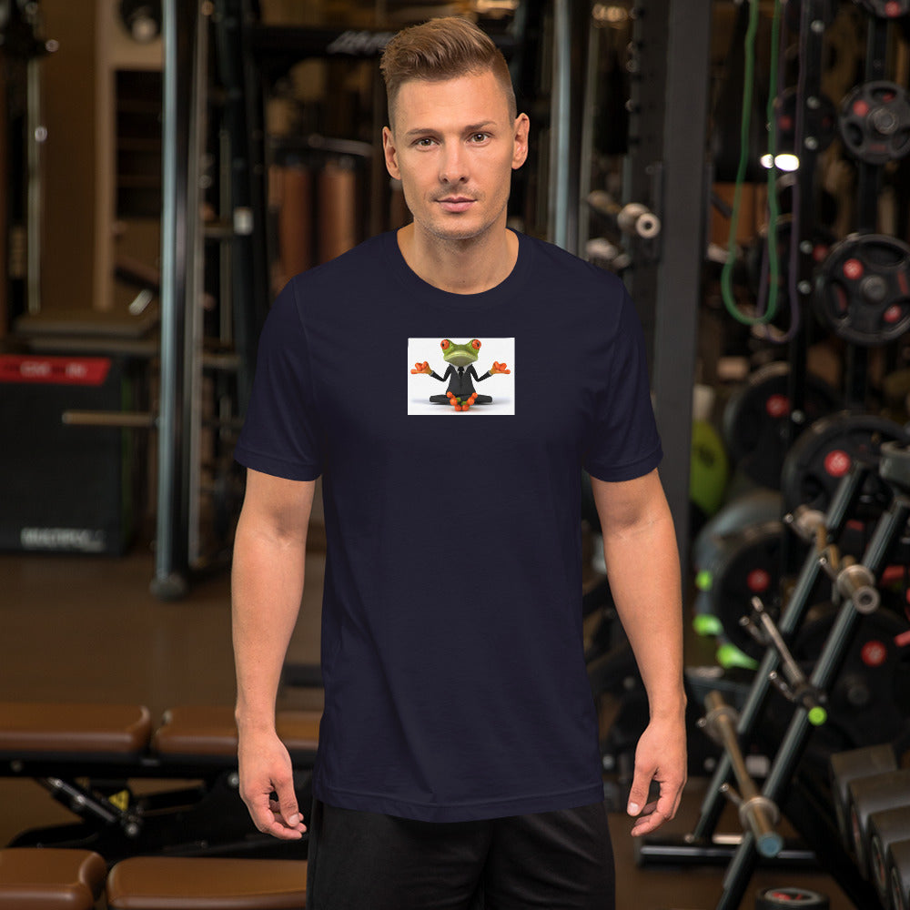 Yoga Frog Short-Sleeve Unisex T-Shirt