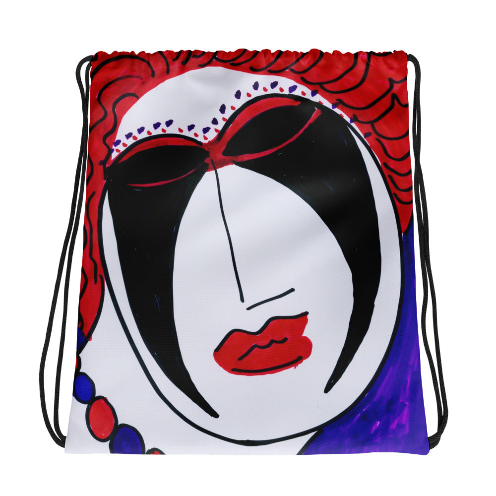 Artistic Drawstring bag