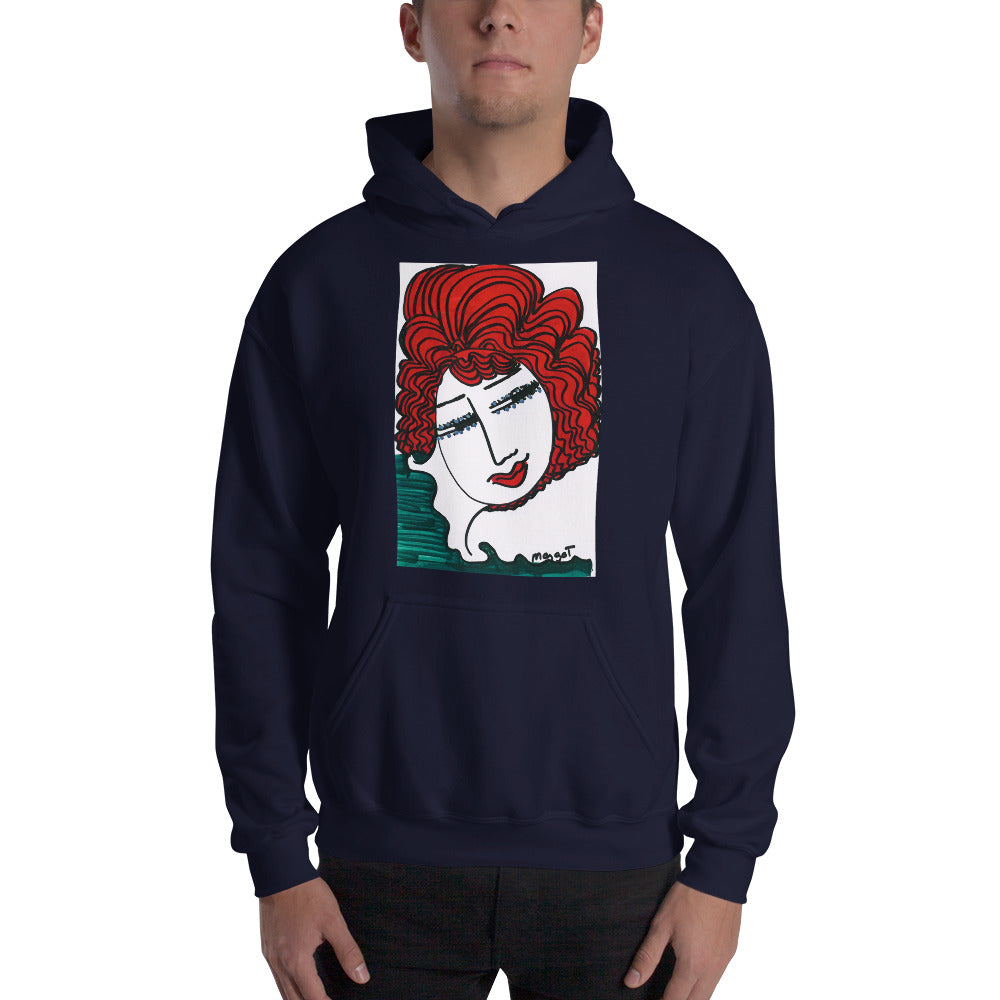 Artistic Hooded Sweatshirt