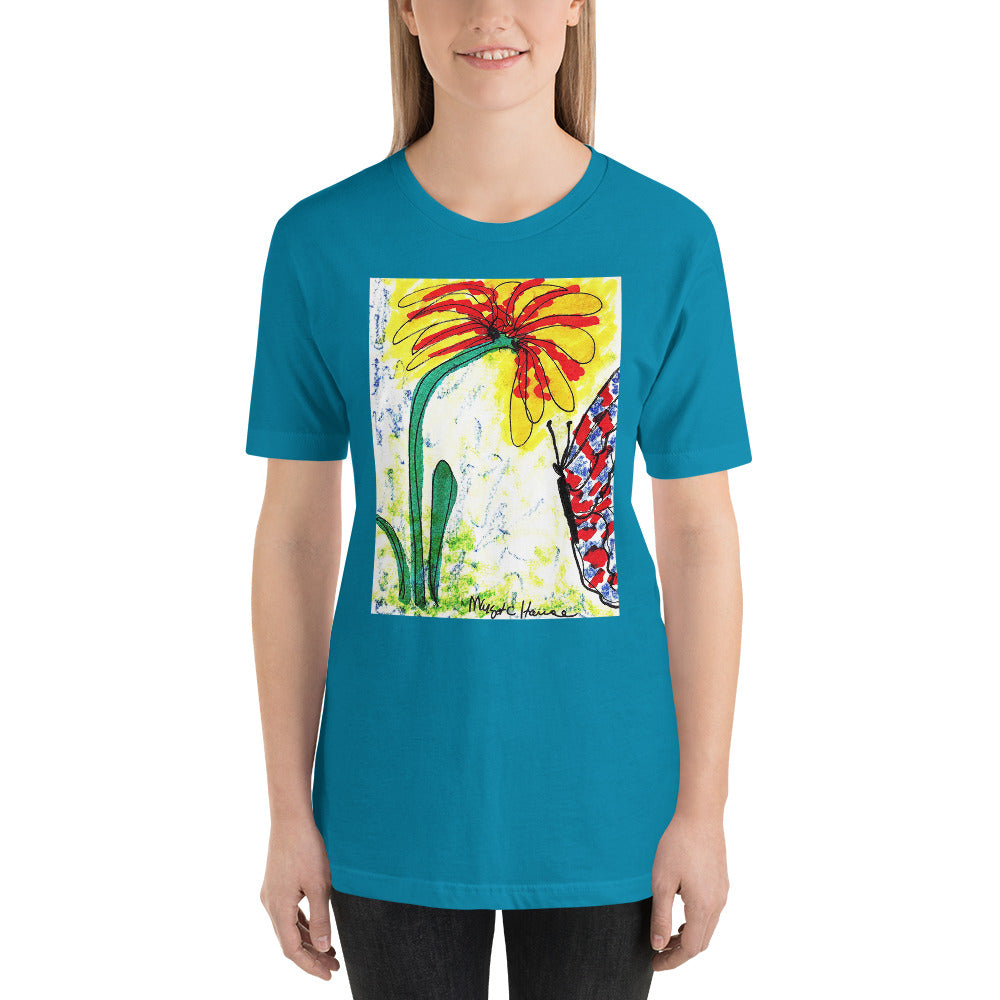Margot's butterfly Short-Sleeve Unisex T-Shirt / Artist- Margot House
