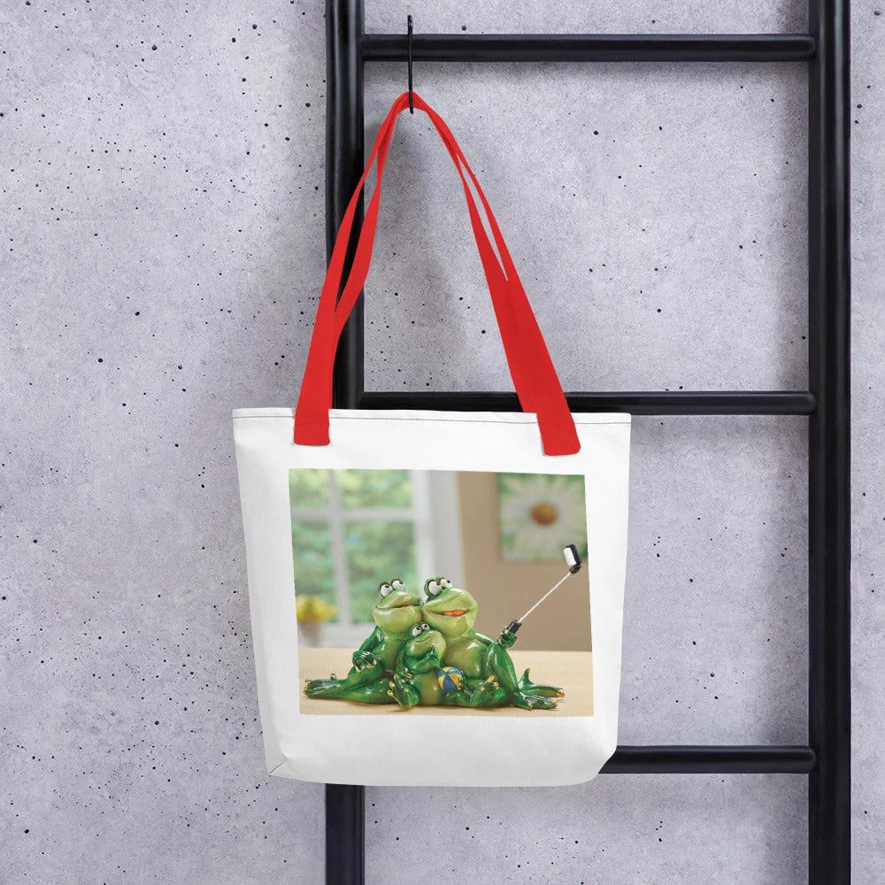 Froggy Family Selfie Tote bag / Created by Bryan Ameigh