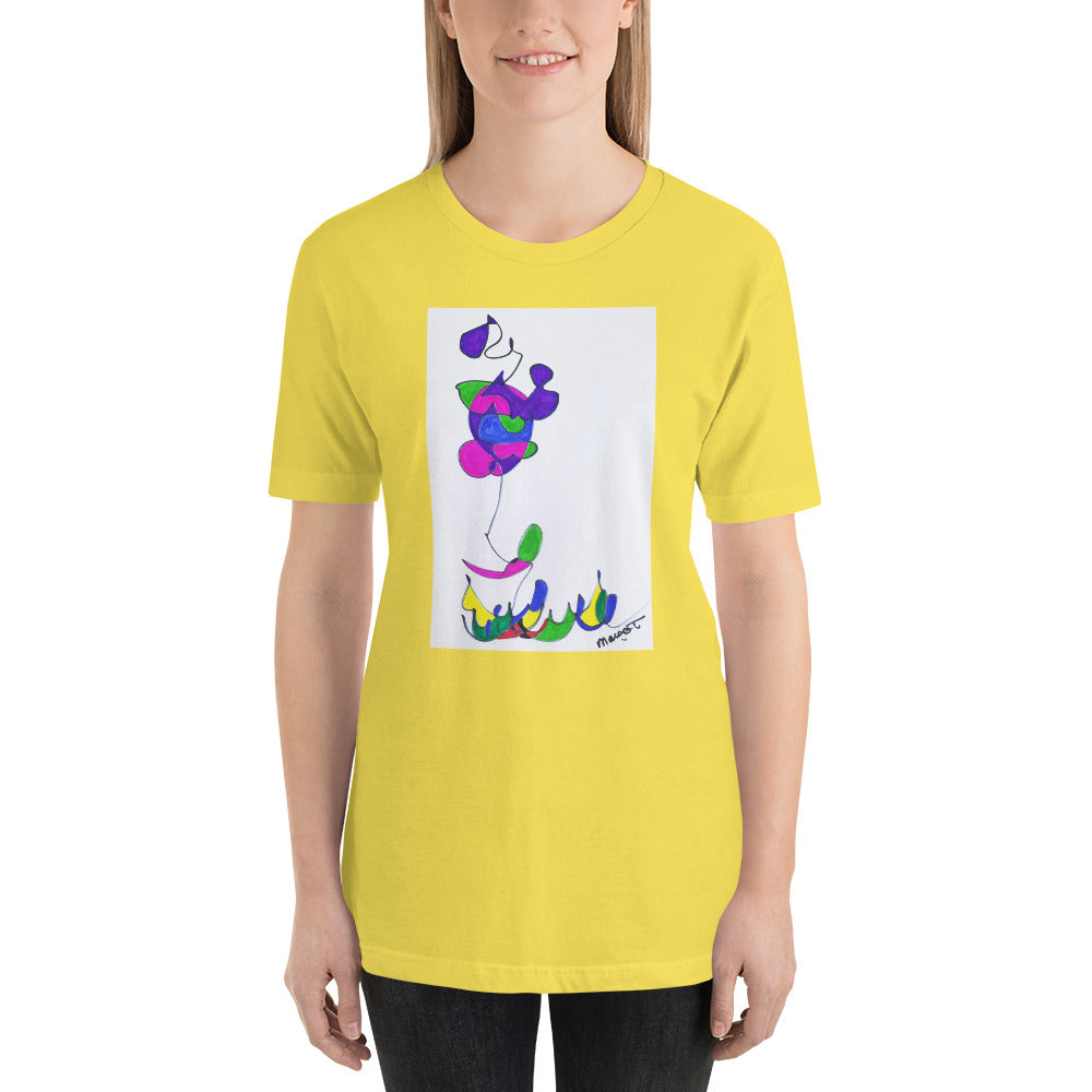 Short-Sleeve Unisex Artistic T-Shirt / Artist -Margot House