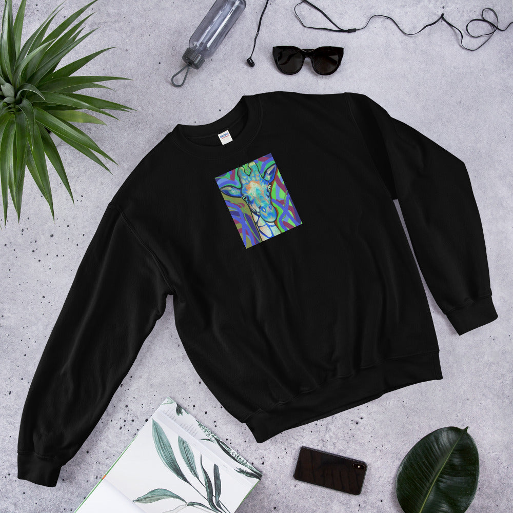 Giraffe Sweatshirt / Artist - Bryan Ameigh