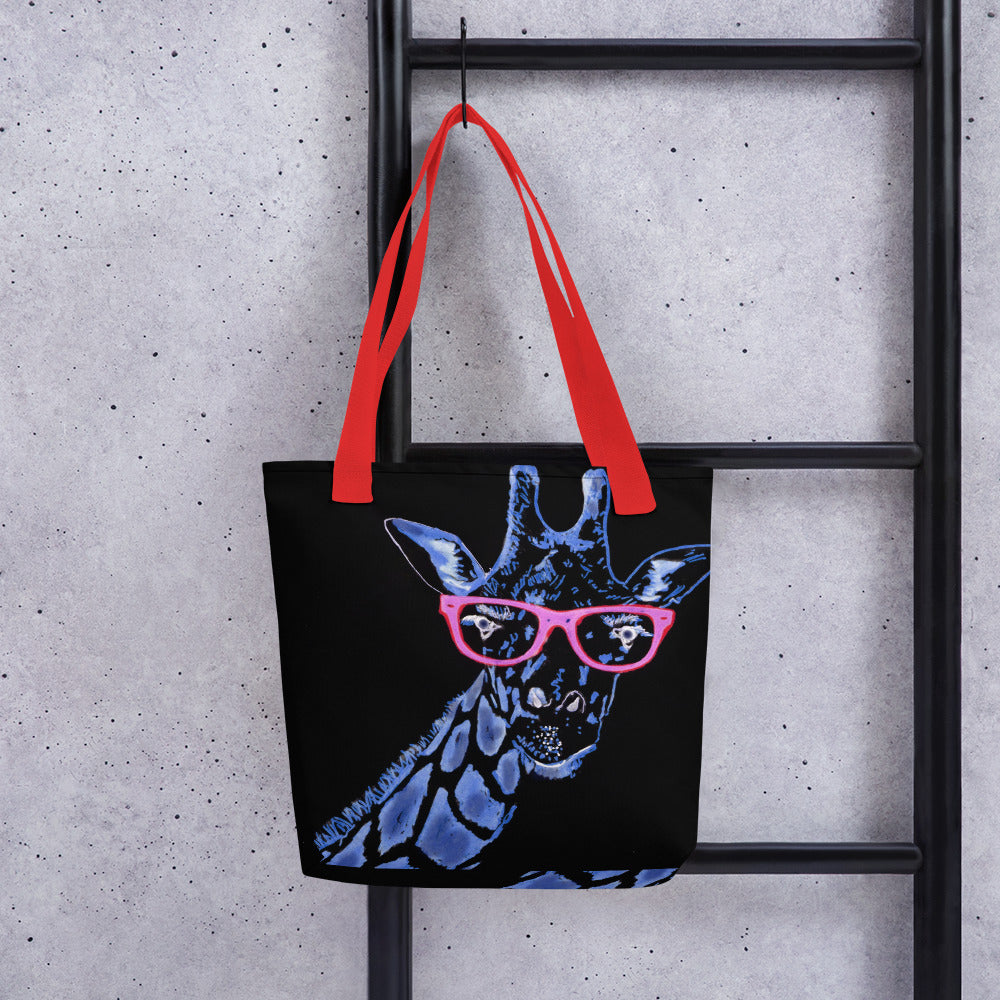 "Blue Giraffe" - Tote Bag