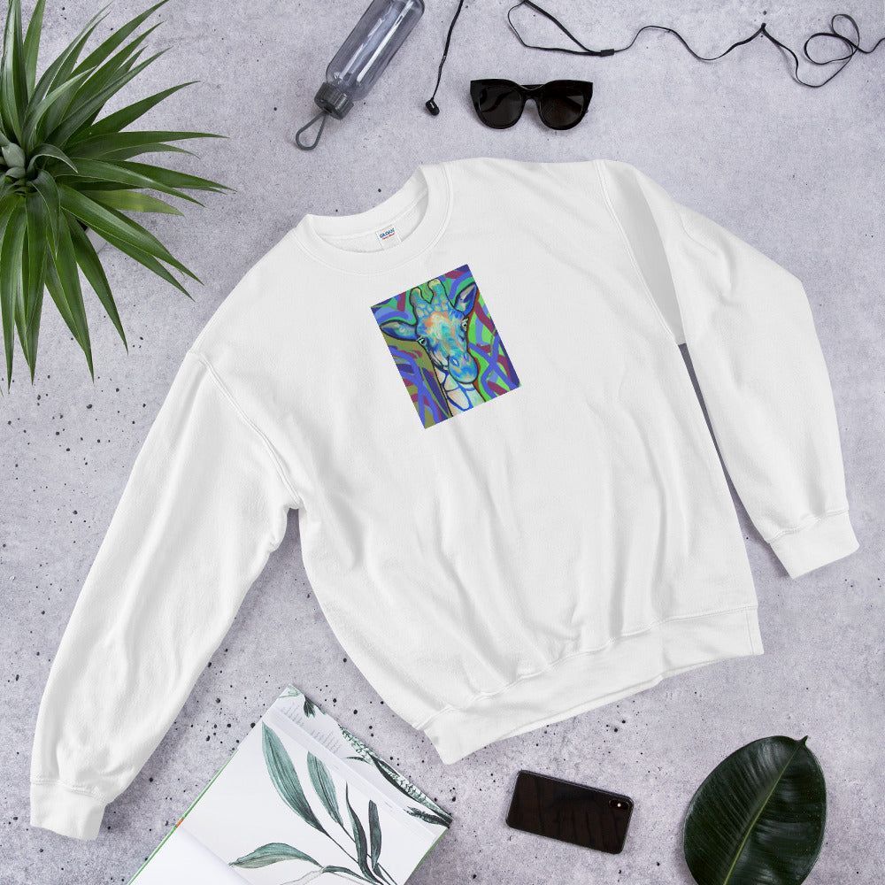 Giraffe Sweatshirt / Artist - Bryan Ameigh