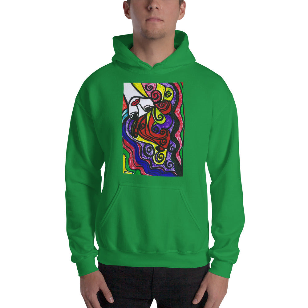 Artistic Hooded Sweatshirt