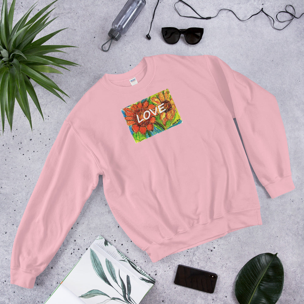 Sunflower Love Sweatshirt / Artist - Margot House