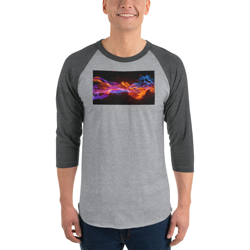 Graphic Edition 3/4 sleeve raglan shirt
