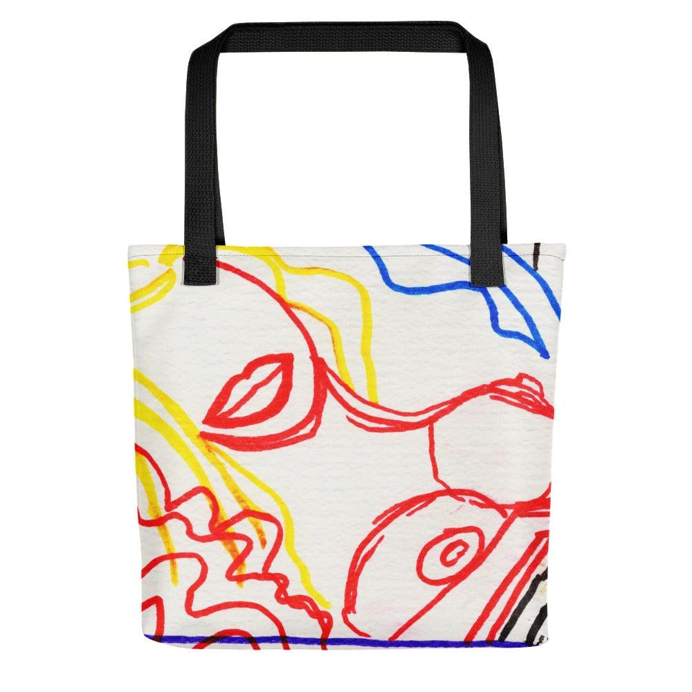 "Girl Dreaming" - Tote Bag