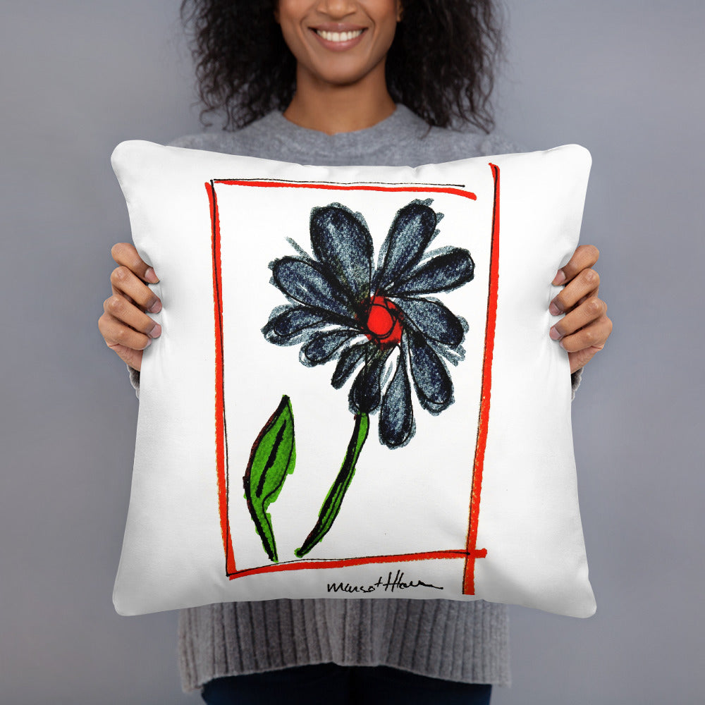 Flower Print Pillow / Artist - Margot House