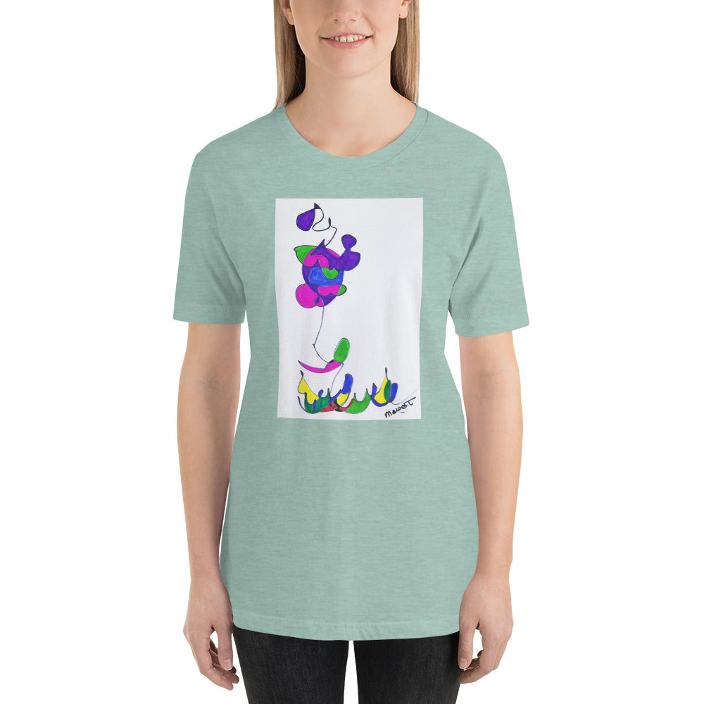 Short-Sleeve Unisex Artistic T-Shirt / Artist -Margot House