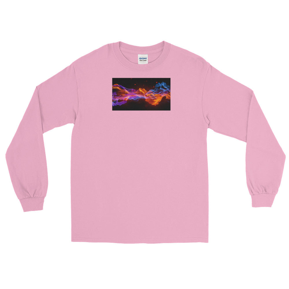 Shooting Flame Graphic Long Sleeve T-Shirt