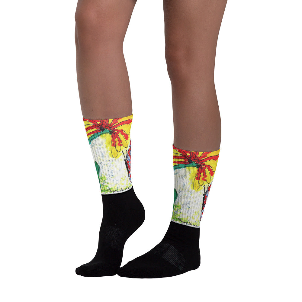 Buttefly Socks / Artist - Margot House