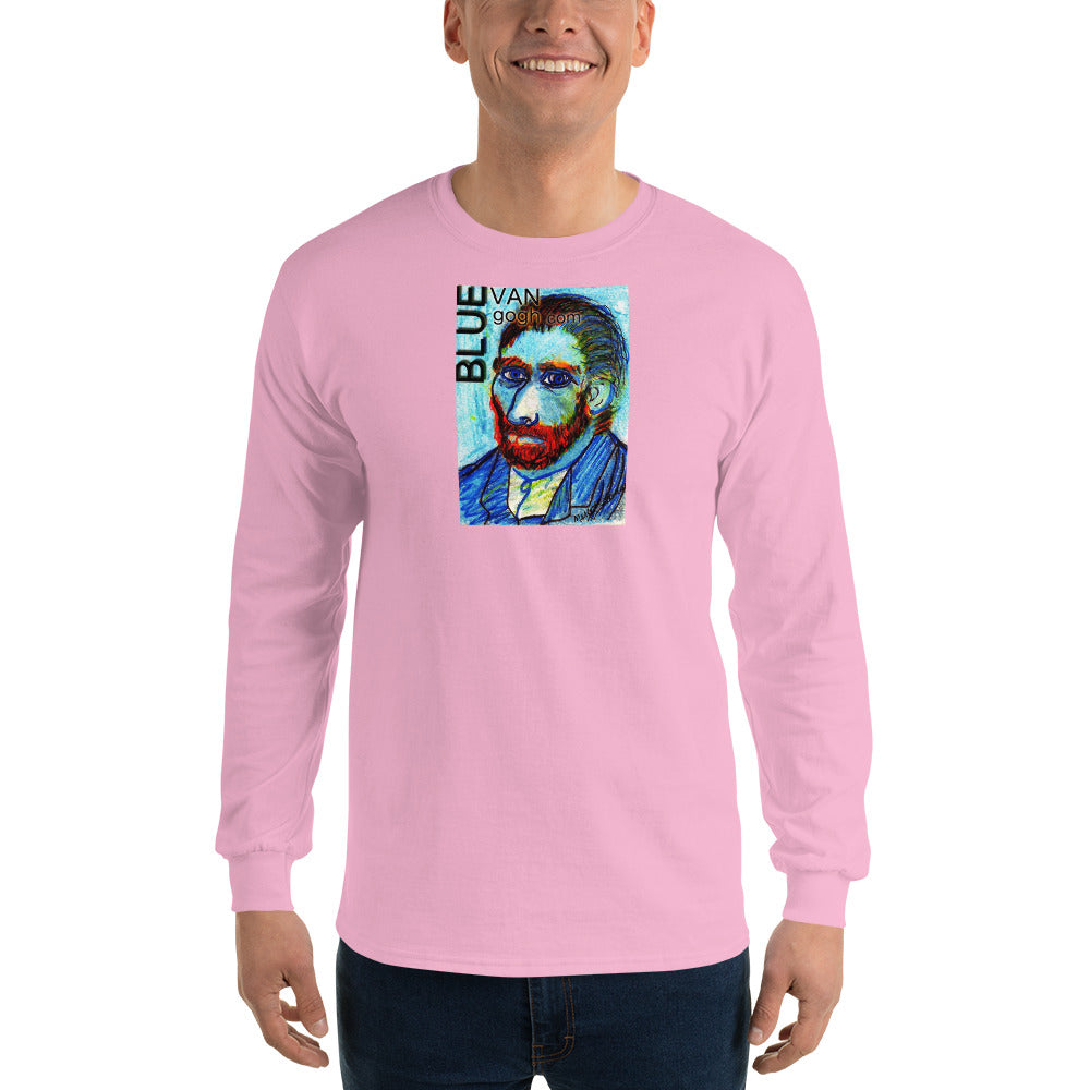 The Blue Van Gogh Logo / Long Sleeve T-Shirt / Artist - Margot House