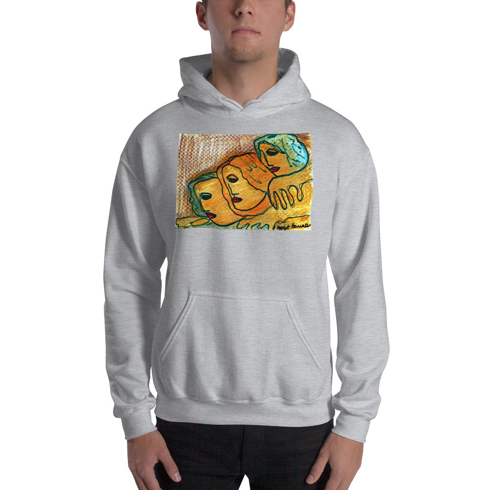 Artistic Hooded Sweatshirt