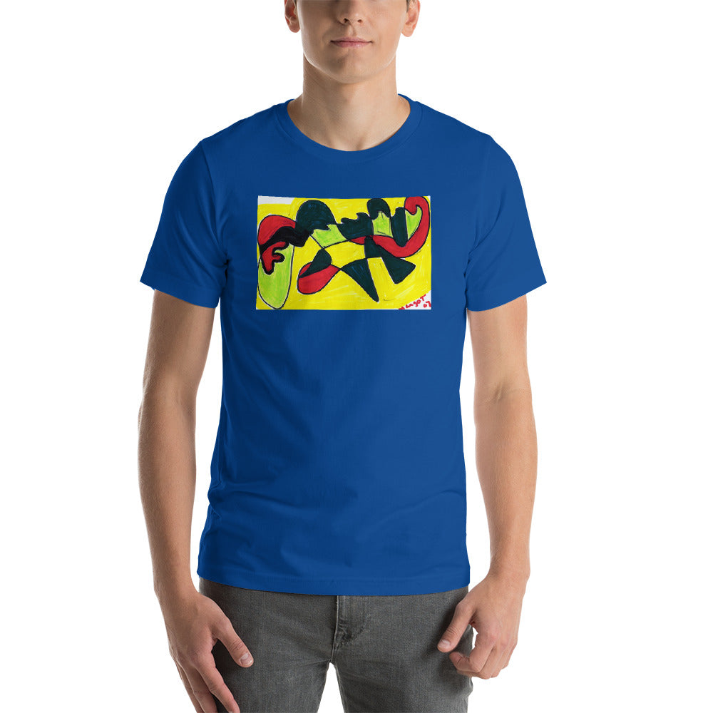 Short-Sleeve Unisex T-Shirt / "motion of color" artist- Margot House 2007