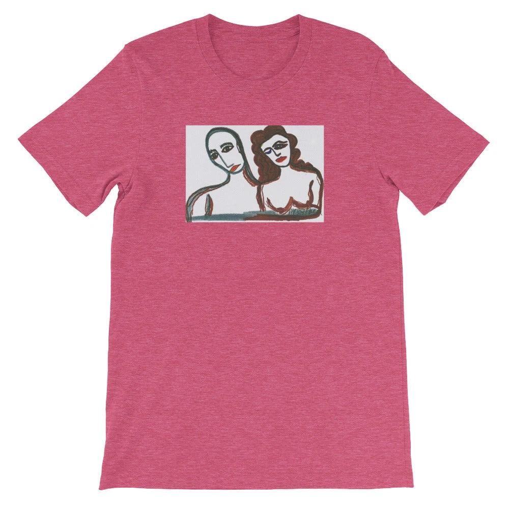 Short-Sleeve Unisex Artistic T-Shirt/ Artist - Margot House