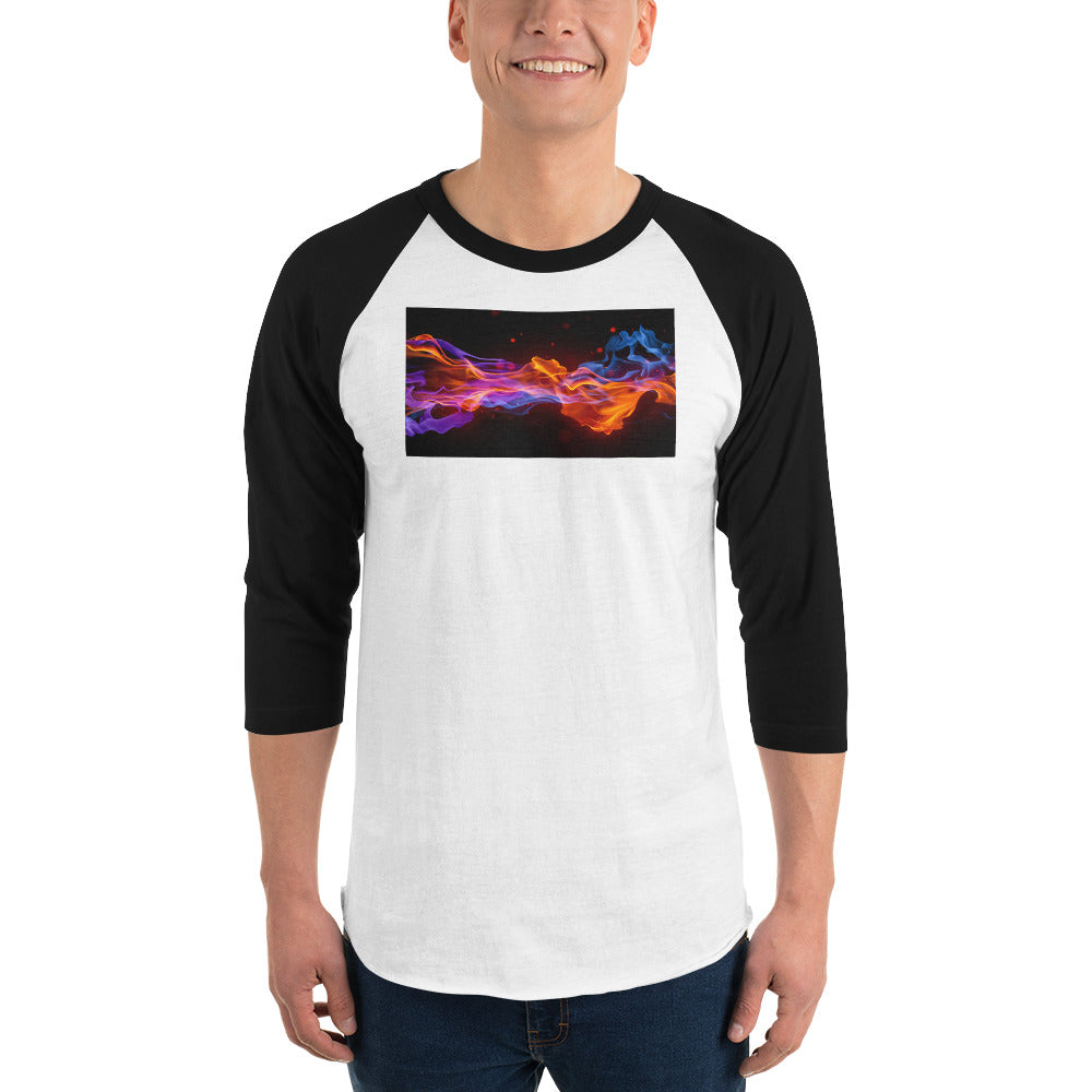 Graphic Edition 3/4 sleeve raglan shirt