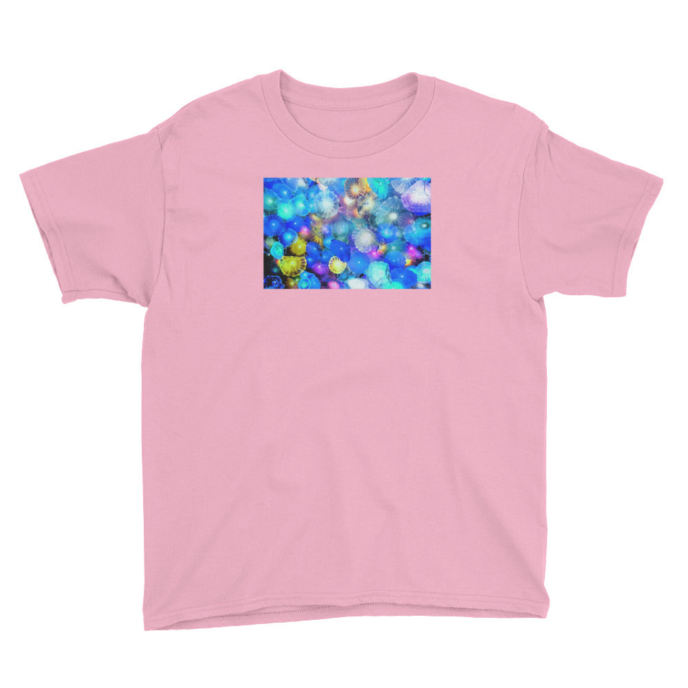 Colorful Glass print Youth Short Sleeve T-Shirt / Artist - Bryan Ameigh