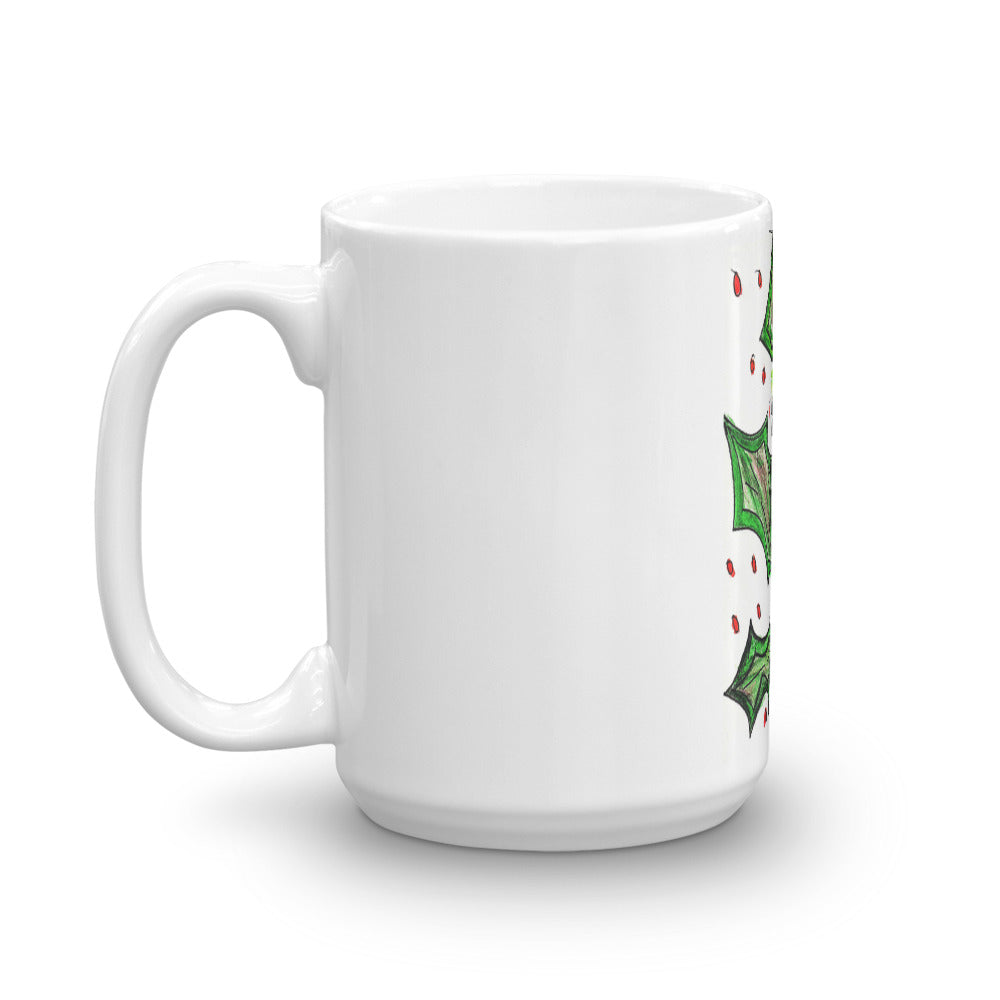 Christmas Holly Mug / Artist - Margot House