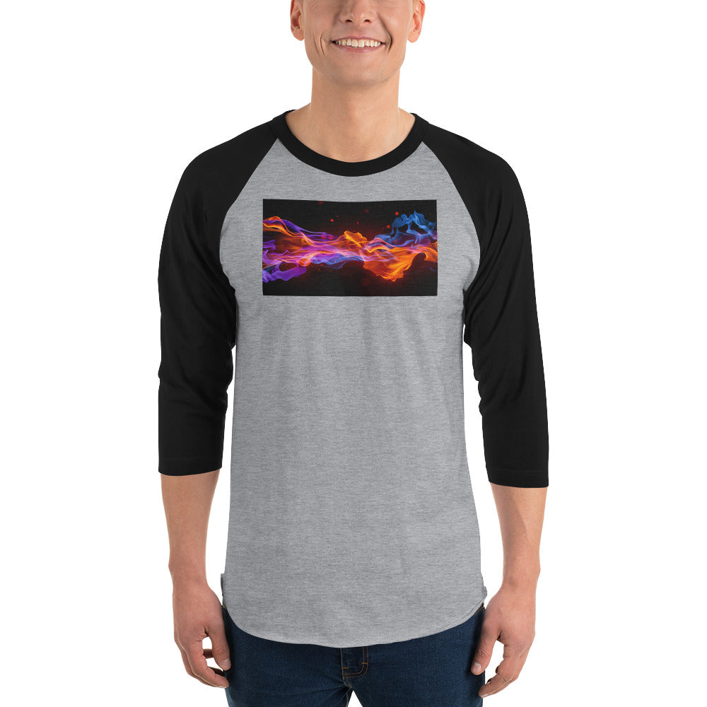 Graphic Edition 3/4 sleeve raglan shirt