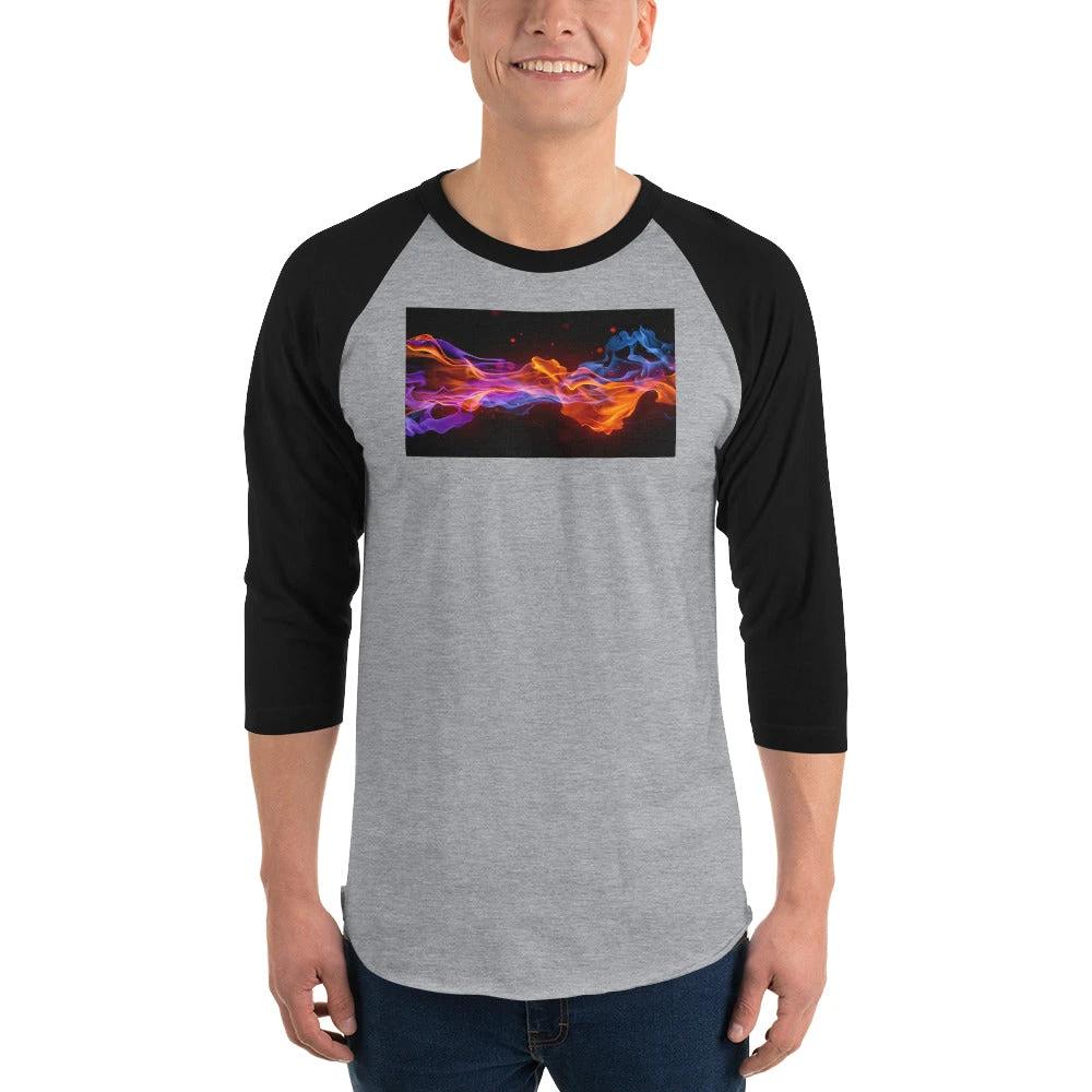 Graphic Edition 3/4 sleeve raglan shirt