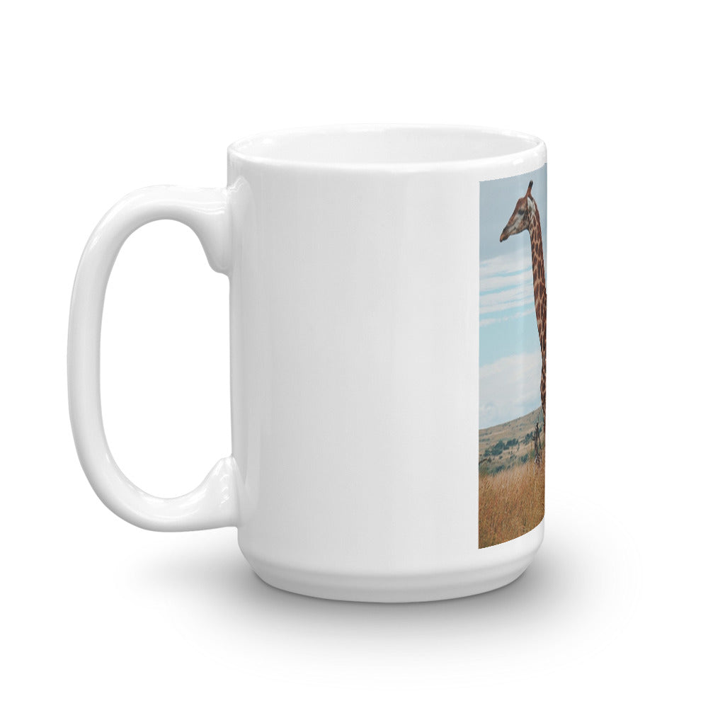 Giraffe in Nature Mug