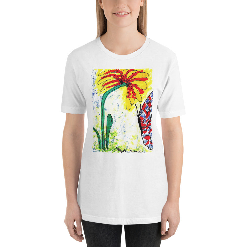 Margot's butterfly Short-Sleeve Unisex T-Shirt / Artist- Margot House