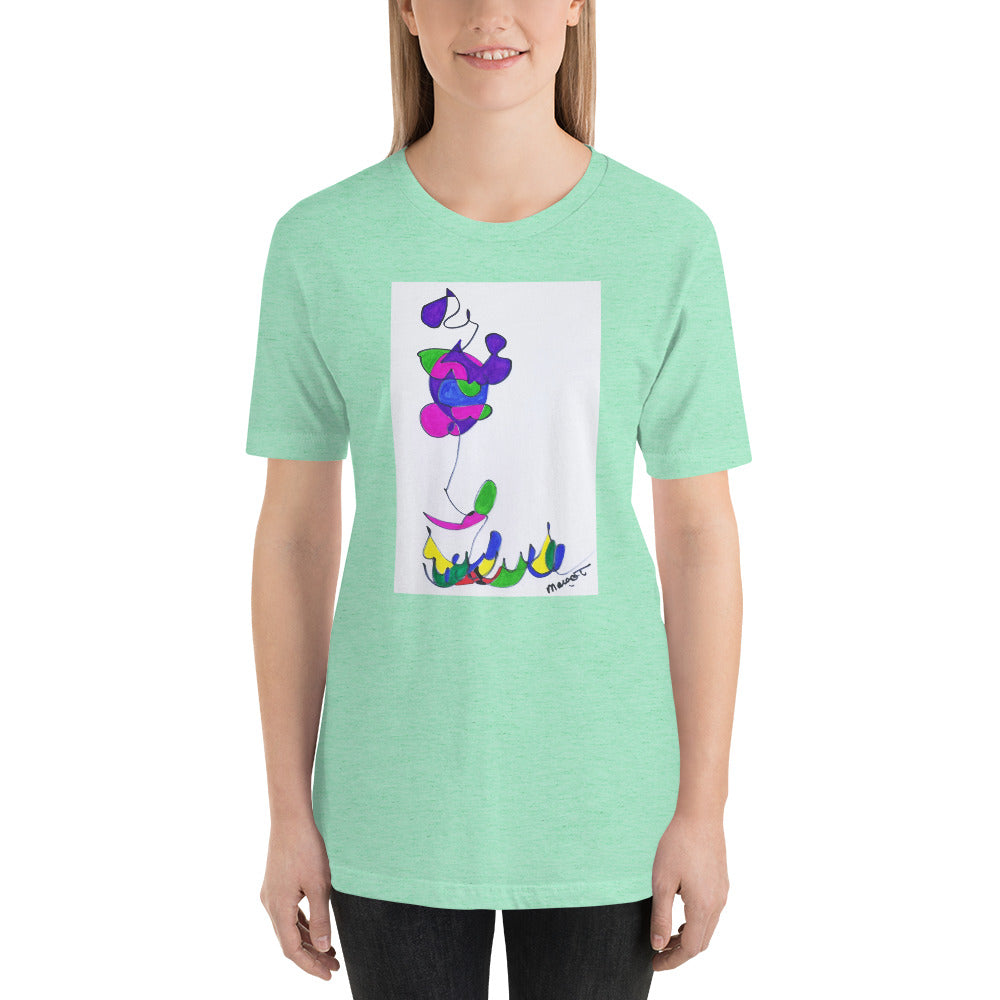 Short-Sleeve Unisex Artistic T-Shirt / Artist -Margot House