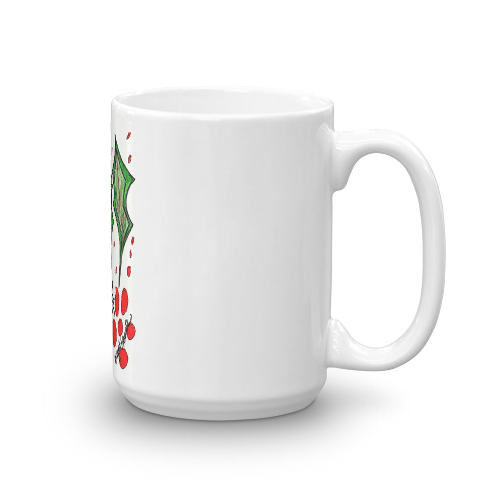 Christmas Holly Mug / Artist - Margot House
