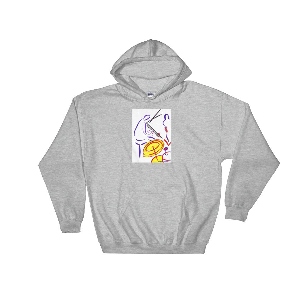 Artistic Hooded Sweatshirt