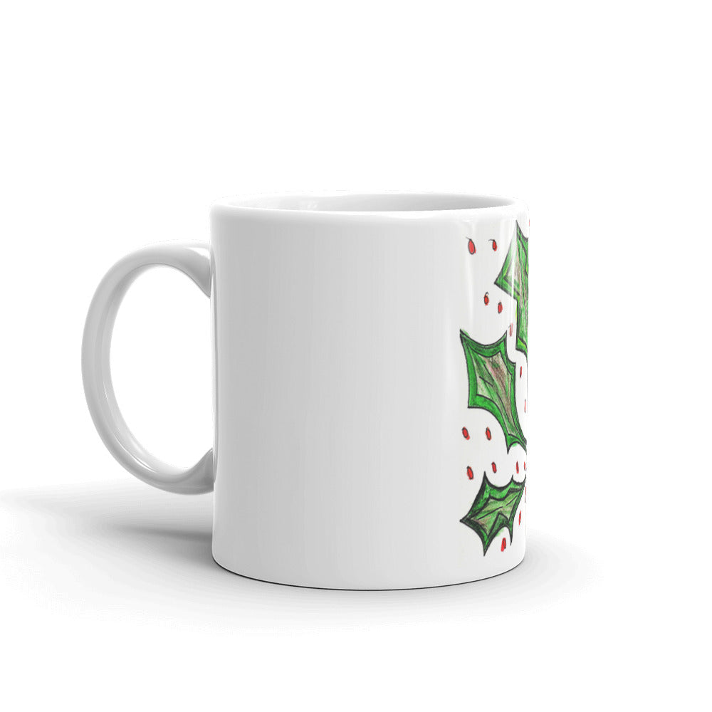Christmas Holly Mug / Artist - Margot House