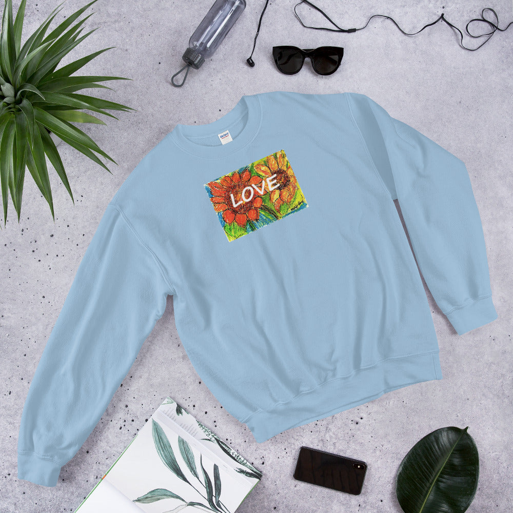 Sunflower Love Sweatshirt / Artist - Margot House