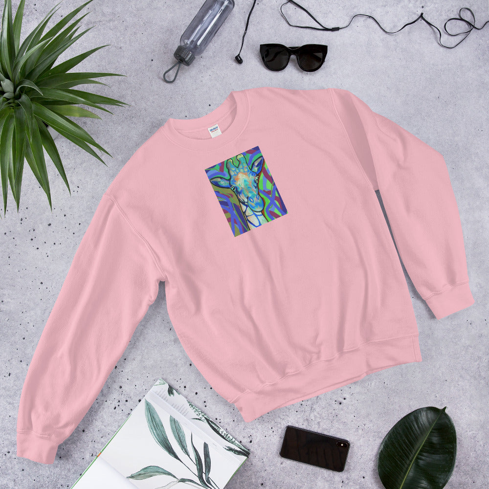 Giraffe Sweatshirt / Artist - Bryan Ameigh