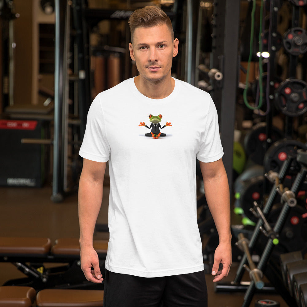 Yoga Frog Short-Sleeve Unisex T-Shirt
