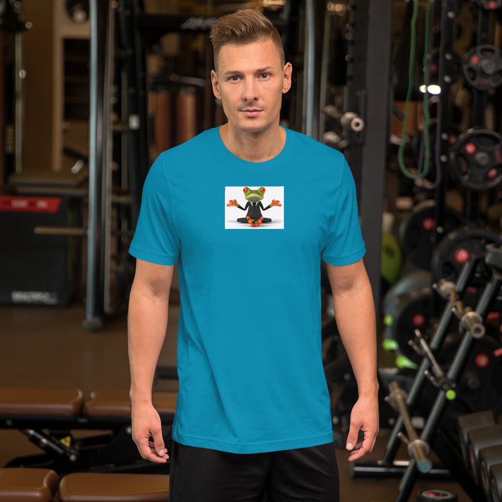 Yoga Frog Short-Sleeve Unisex T-Shirt