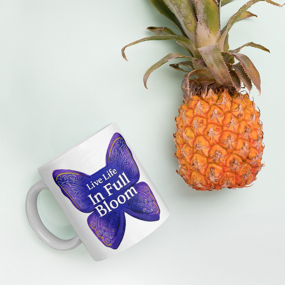 Coffee Mug / "Live Life In Full Bloom" / Created by Bryan Ameigh