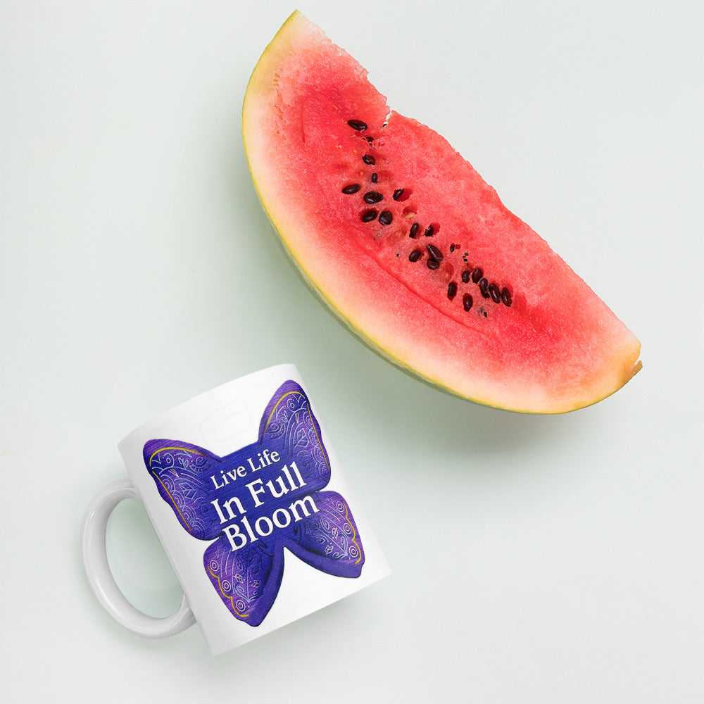 Coffee Mug / "Live Life In Full Bloom" / Created by Bryan Ameigh
