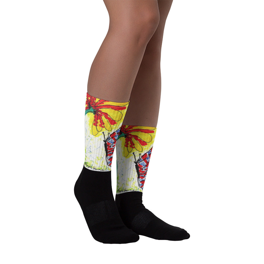 Buttefly Socks / Artist - Margot House