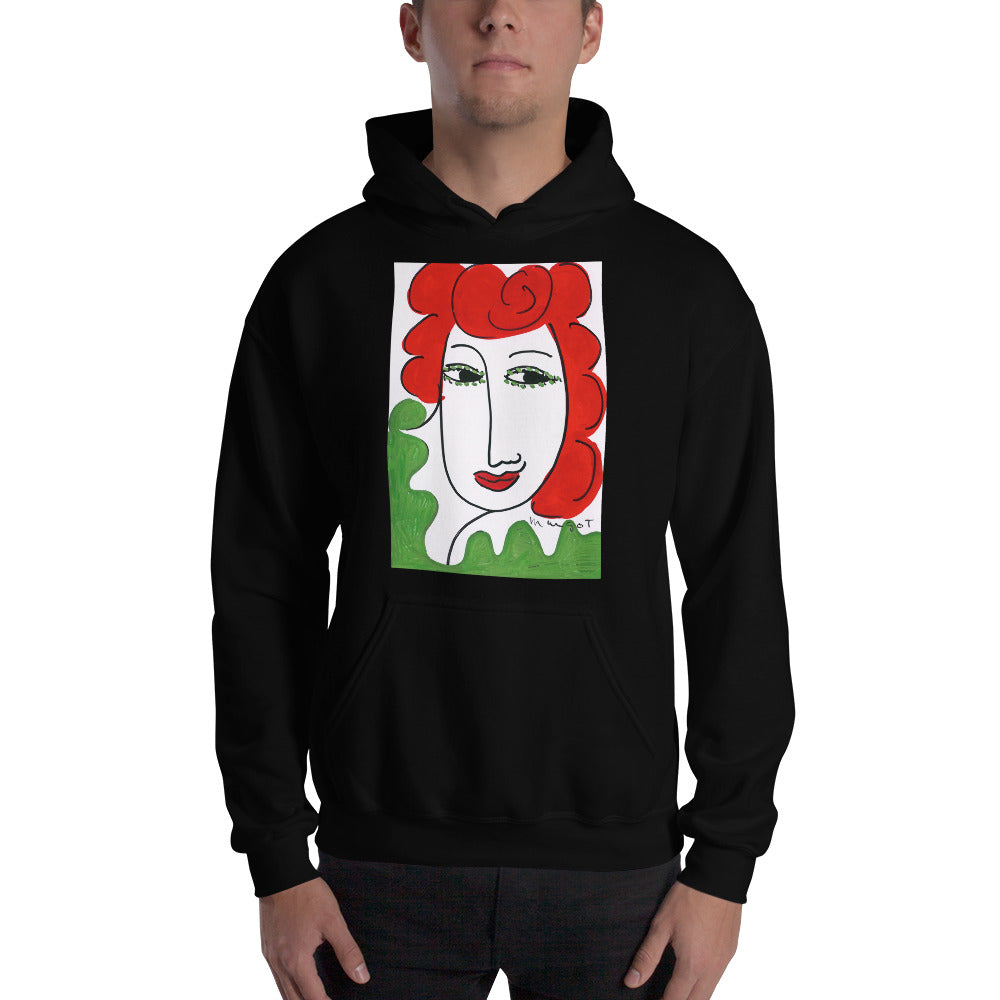 Artistic Hooded Sweatshirt